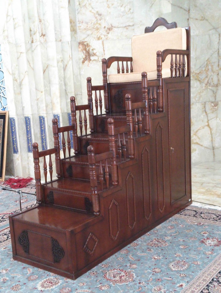 قیمت منبر کوچک ، ساخت منبر مسجد ، تولید کننده منبر نمازخانه ،منبر چوبی