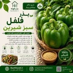 بذر فلفل سبز شیرین