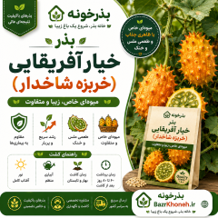 بذر خیار آفریقایی (خربزه شاخدار)