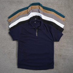 تیشرت مردانه یقه زیپ دار مدل Arban ( درچند رنگبندی )