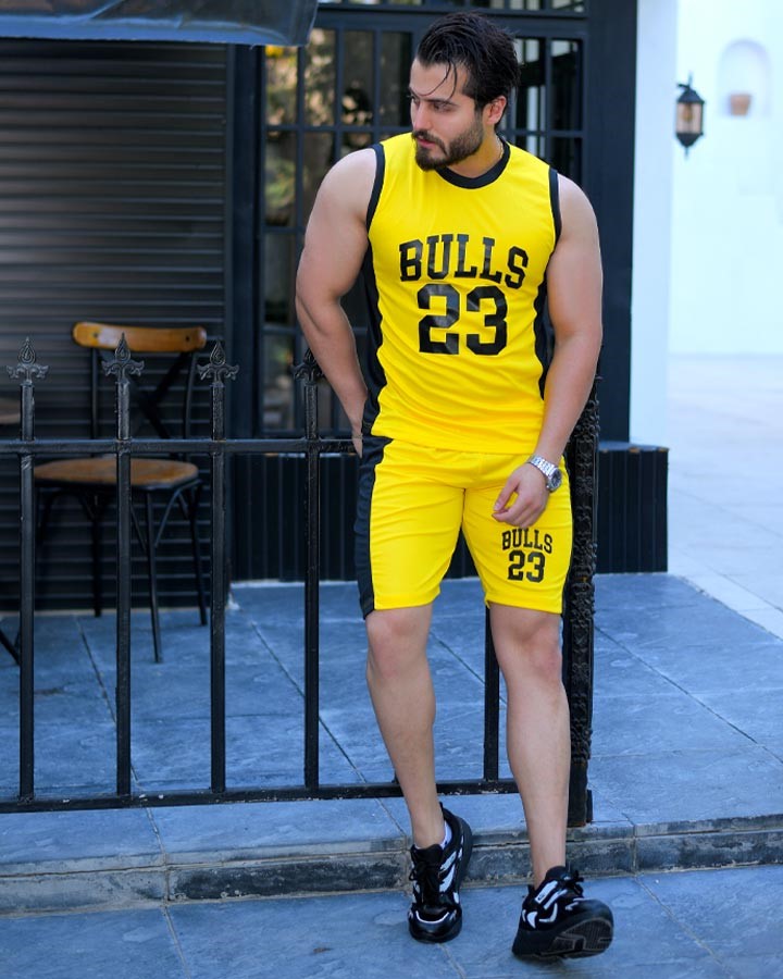 ست تاپ شلوارک مدل Bulls (در چند رنگبندی)