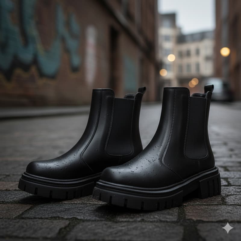 نیم بوت زنانه چلسی دوطرف کش