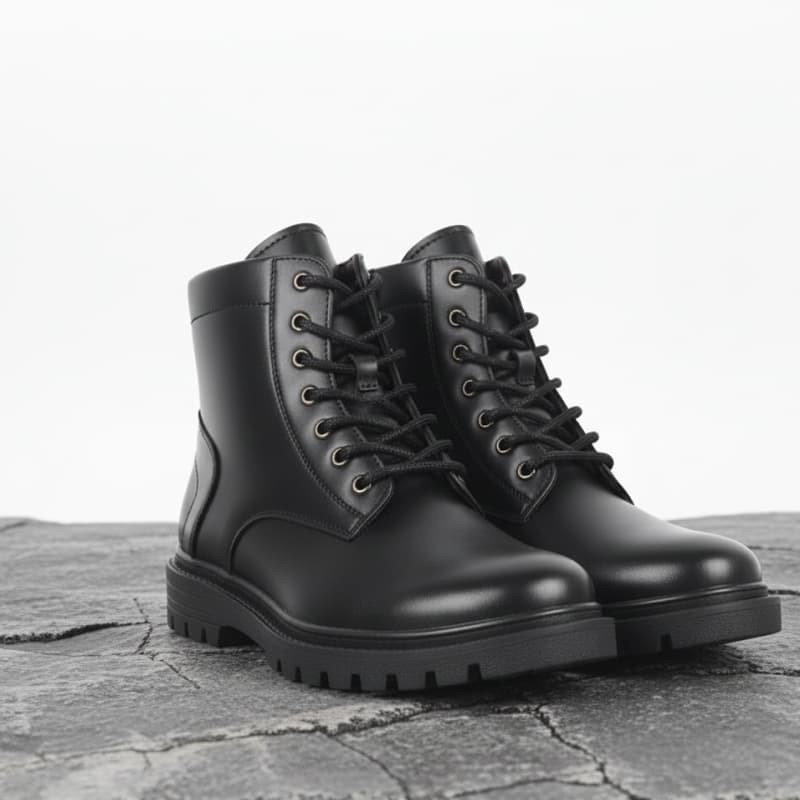 نیم بوت مردانه مدل Bershka