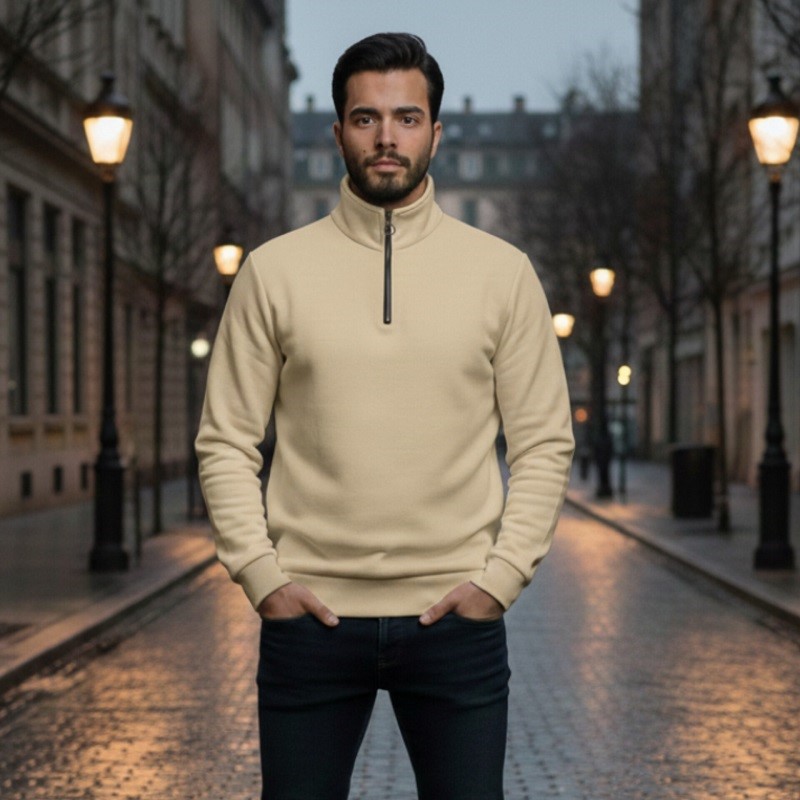 دورس مردانه نیم زیپ مدل Behbod ( در رنگ بندی )