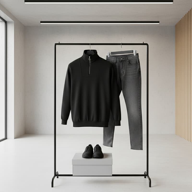 دورس مردانه نیم زیپ مدل Behbod ( در رنگ بندی )