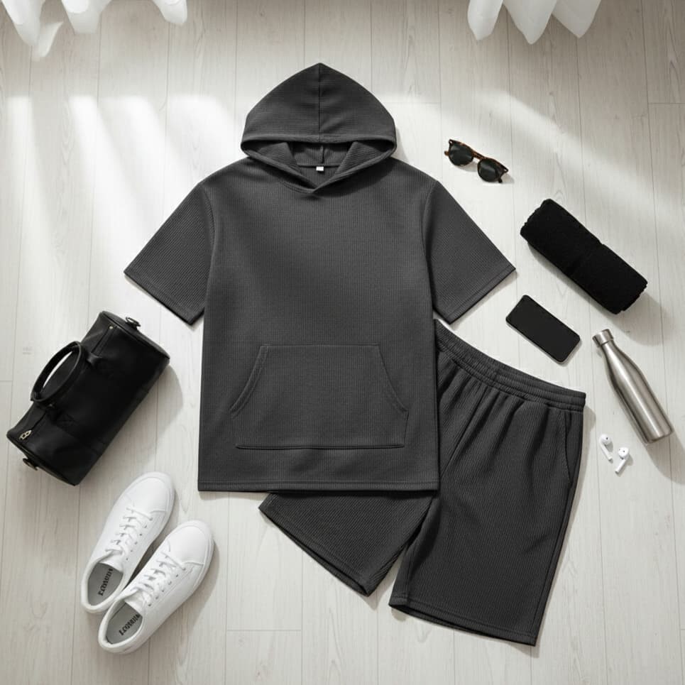 ست هودی و شلوارک مراکشی مردانه Morocco (در 2 رنگبندی)