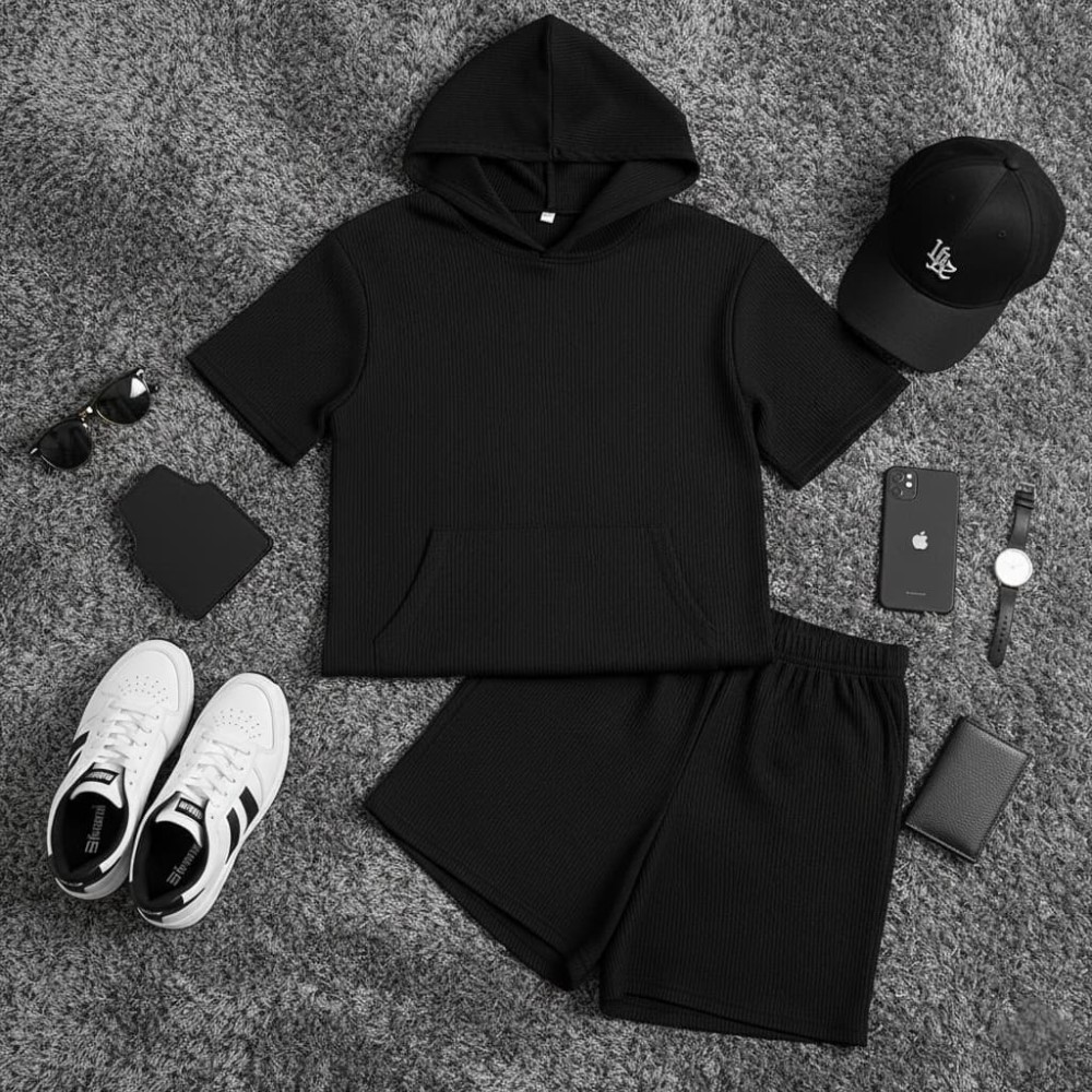 ست هودی و شلوارک مراکشی مردانه Morocco (در 2 رنگبندی)