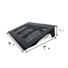 پایه نگهدارنده لپ‌تاپ مدل VR0001 مناسب برای لپ تاپ‌های 14.1 تا 15.6 اینچی، 13.1 تا 14 اینچی، 12.1 تا