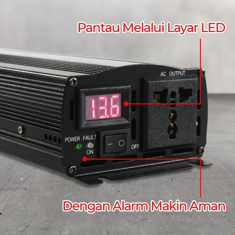 اینورتر (مبدل برق) 1000 وات کاملا سینوسی NBQ1000w