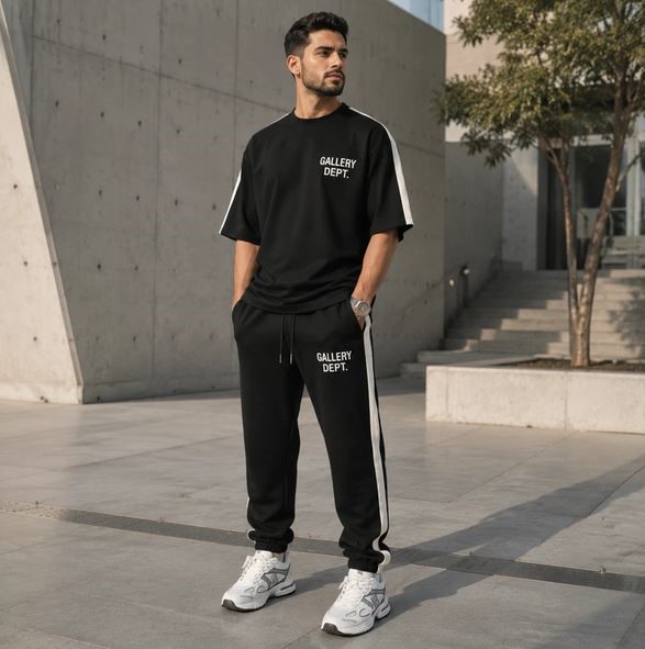 ست تیشرت و شلوار مردانه بنگال کش مدل Gallery Dept