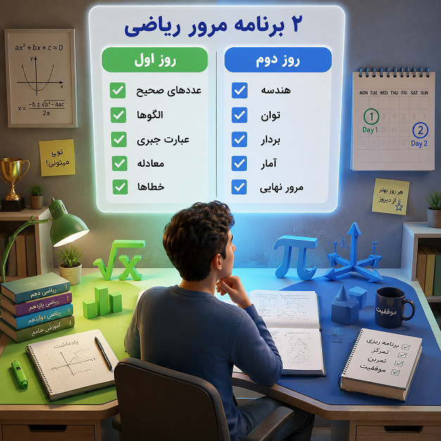 کپسول نجات ریاضی هفتم ویژه شب امتحان