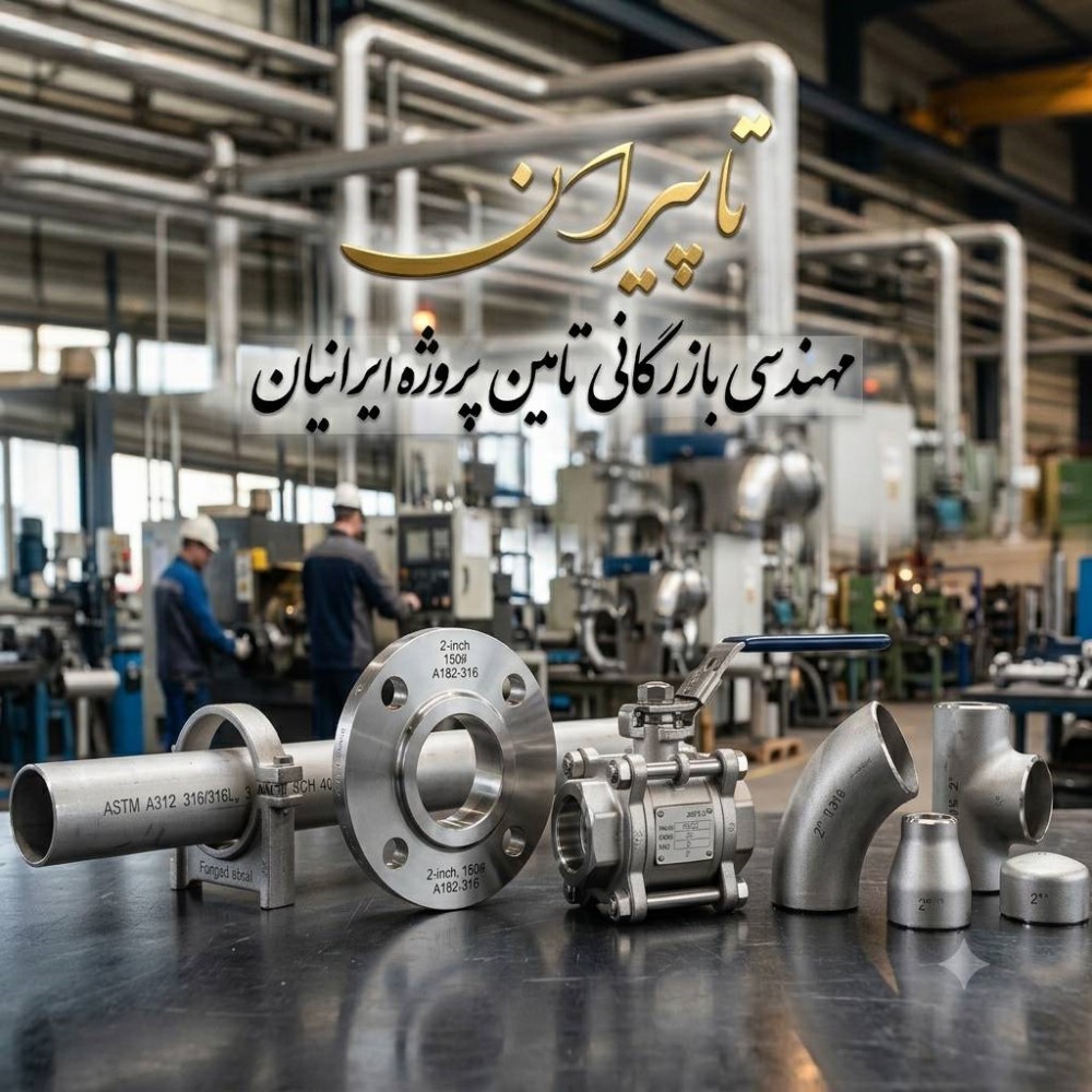 فروش و تامین لوله‌، اتصالات، فلنج و شیرآلات فولادی, استیل و آلیاژی پروژه ‌های صنعتی و ساختمانی ایران