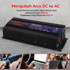 اینورتر (مبدل برق) 2600 وات کاملا سینوسی NBQ2600w