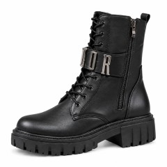 نیم بوت زنانه بندی زیپی مدل DIOR