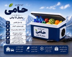 یخچال فندکی 12 ولت حامی 11 لیتری | همراه خنک‌کننده شما در همه جا